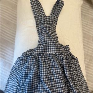 Soor Ploom Blue gingham dress